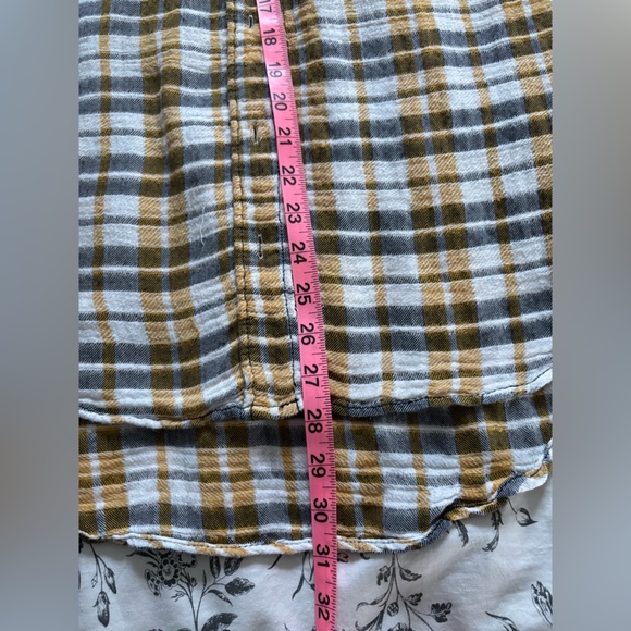Free people every soft plaid button down shirt - Picture 4 of 7